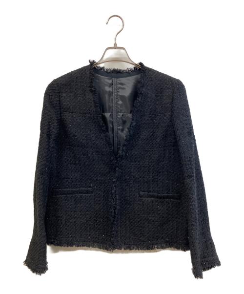 icB（アイシービー）icB (アイシービー) ジャケット ブラック サイズ:4 未使用品の古着・服飾アイテム