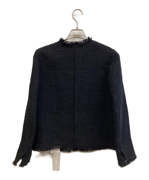 icB（アイシービー）icB (アイシービー) ジャケット ブラック サイズ:4 未使用品の古着・服飾アイテム