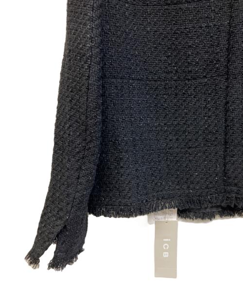icB（アイシービー）icB (アイシービー) ジャケット ブラック サイズ:4 未使用品の古着・服飾アイテム
