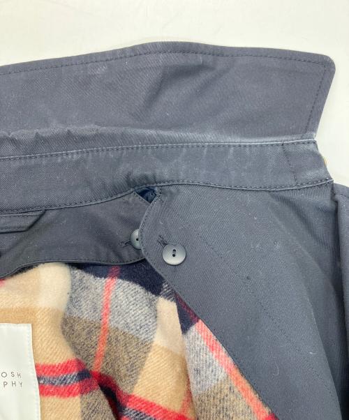 MACKINTOSH PHILOSOPHY（マッキントッシュ フィロソフィー）MACKINTOSH PHILOSOPHY (マッキントッシュ フィロソフィー) ロングコート ネイビー サイズ:38の古着・服飾アイテム