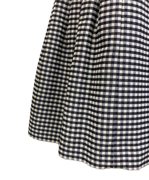 Rene（ルネ）Rene (ルネ) 半袖ワンピース ホワイト×ネイビー サイズ:36の古着・服飾アイテム