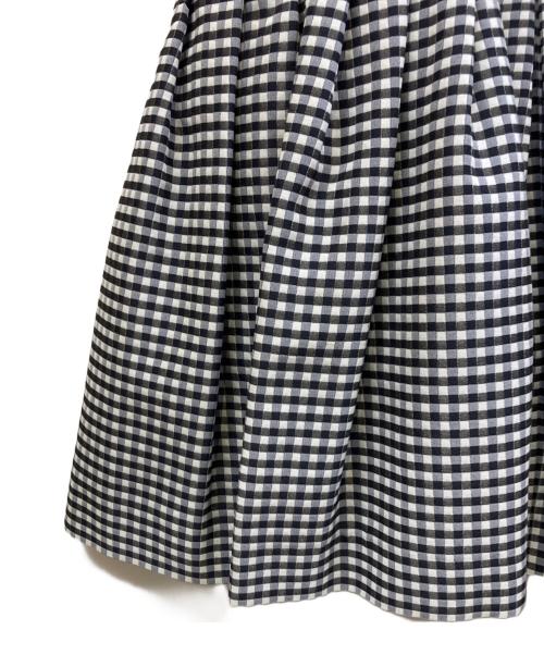 Rene（ルネ）Rene (ルネ) 半袖ワンピース ホワイト×ネイビー サイズ:36の古着・服飾アイテム
