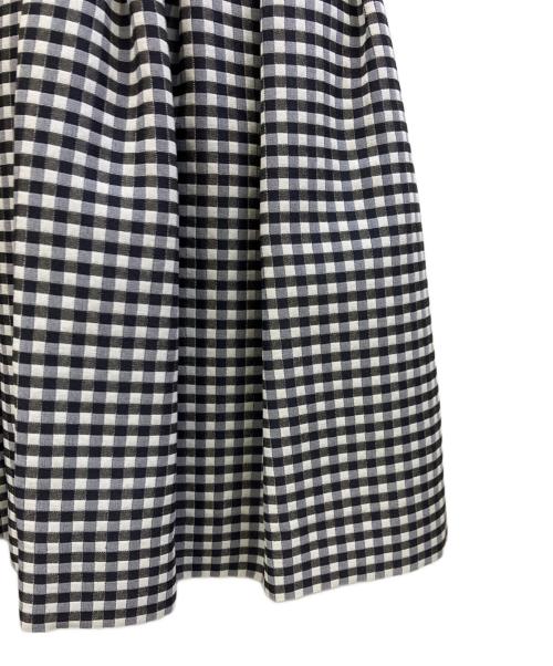 Rene（ルネ）Rene (ルネ) 半袖ワンピース ホワイト×ネイビー サイズ:36の古着・服飾アイテム
