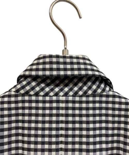 Rene（ルネ）Rene (ルネ) 半袖ワンピース ホワイト×ネイビー サイズ:36の古着・服飾アイテム