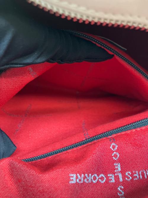 JACQUES LE CORRE（ジャックルコー）JACQUES LE CORRE (ジャックルコー) ハンドバッグ ホワイト×ブルーの古着・服飾アイテム