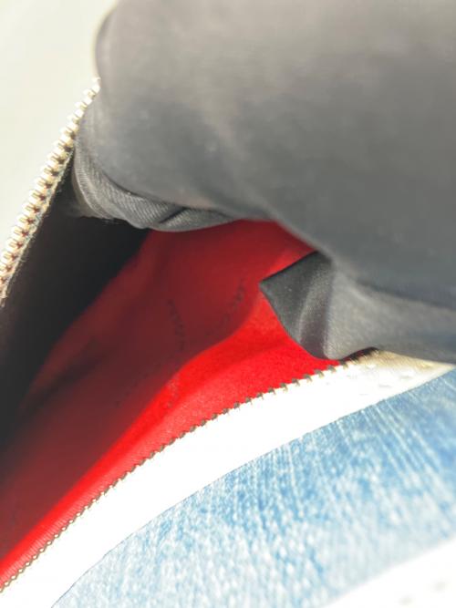 JACQUES LE CORRE（ジャックルコー）JACQUES LE CORRE (ジャックルコー) ハンドバッグ ホワイト×ブルーの古着・服飾アイテム