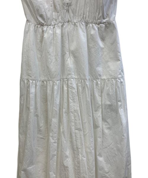 CLANE（クラネ）CLANE (クラネ) ノースリーブワンピース ホワイトの古着・服飾アイテム
