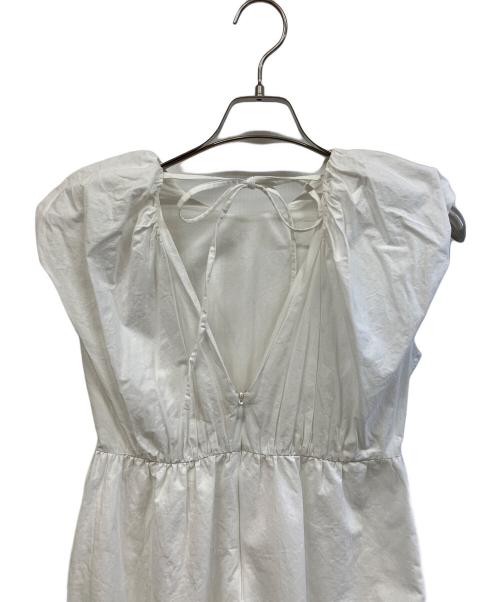 CLANE（クラネ）CLANE (クラネ) ノースリーブワンピース ホワイトの古着・服飾アイテム