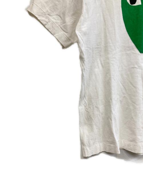 PLAY COMME des GARCONS（プレイコムデギャルソン）PLAY COMME des GARCONS (プレイコムデギャルソン) 半袖カットソー ホワイト サイズ:Lの古着・服飾アイテム