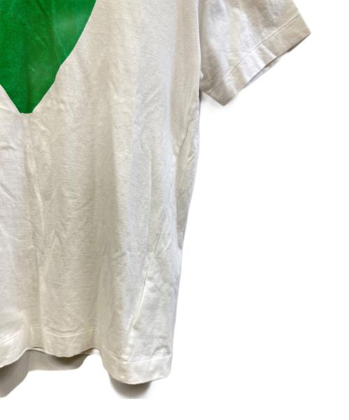 PLAY COMME des GARCONS（プレイコムデギャルソン）PLAY COMME des GARCONS (プレイコムデギャルソン) 半袖カットソー ホワイト サイズ:Lの古着・服飾アイテム