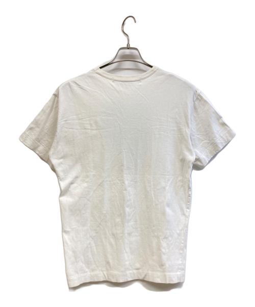 PLAY COMME des GARCONS（プレイコムデギャルソン）PLAY COMME des GARCONS (プレイコムデギャルソン) 半袖カットソー ホワイト サイズ:Lの古着・服飾アイテム
