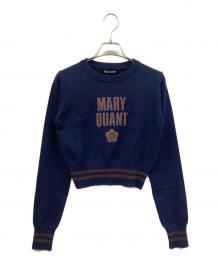 MARY QUANT（マリークヮント）の古着「薄手ニット」｜ネイビー