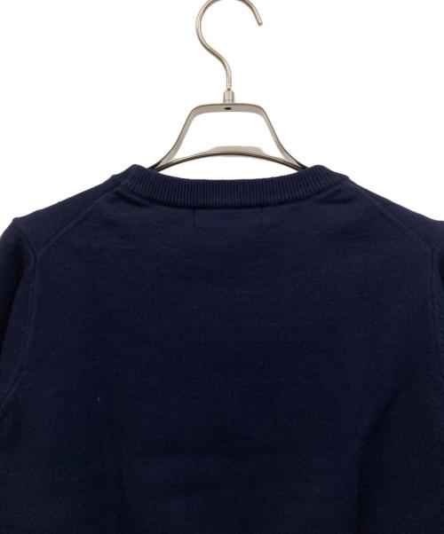 MARY QUANT（マリークヮント）MARY QUANT (マリークヮント) 薄手ニット ネイビー サイズ:M 未使用品の古着・服飾アイテム