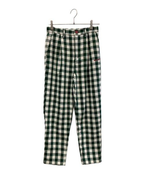 MARY QUANT（マリークヮント）MARY QUANT (マリークヮント) チェックパンツ グリーン サイズ:M 未使用品の古着・服飾アイテム
