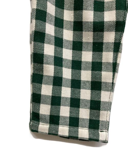MARY QUANT（マリークヮント）MARY QUANT (マリークヮント) チェックパンツ グリーン サイズ:M 未使用品の古着・服飾アイテム