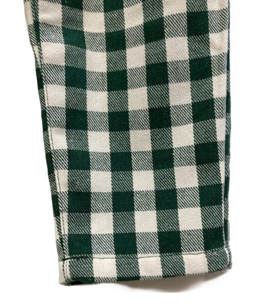 MARY QUANT（マリークヮント）MARY QUANT (マリークヮント) チェックパンツ グリーン サイズ:M 未使用品の古着・服飾アイテム