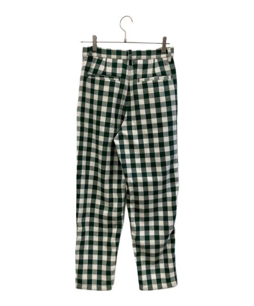 MARY QUANT（マリークヮント）MARY QUANT (マリークヮント) チェックパンツ グリーン サイズ:M 未使用品の古着・服飾アイテム