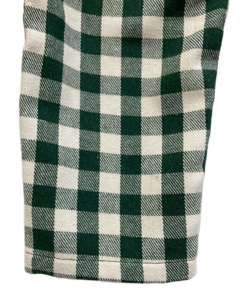 MARY QUANT（マリークヮント）MARY QUANT (マリークヮント) チェックパンツ グリーン サイズ:M 未使用品の古着・服飾アイテム