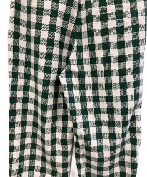 MARY QUANT（マリークヮント）MARY QUANT (マリークヮント) チェックパンツ グリーン サイズ:M 未使用品の古着・服飾アイテム