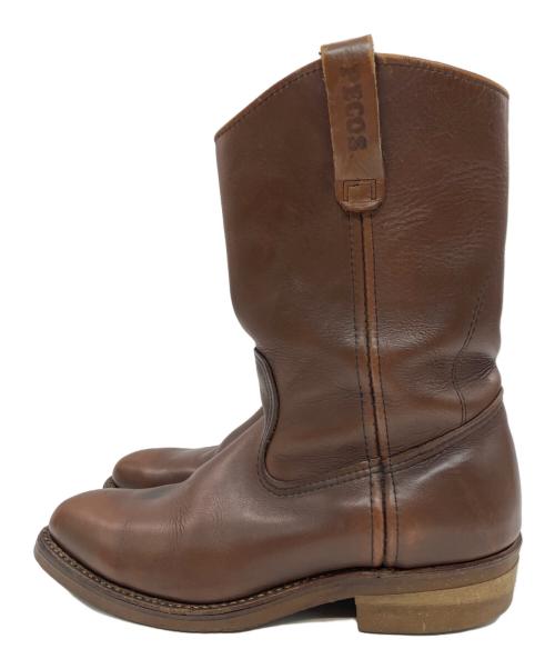 RED WING（レッドウィング）RED WING (レッドウィング) ペコスブーツ ブラウン サイズ:7.5の古着・服飾アイテム