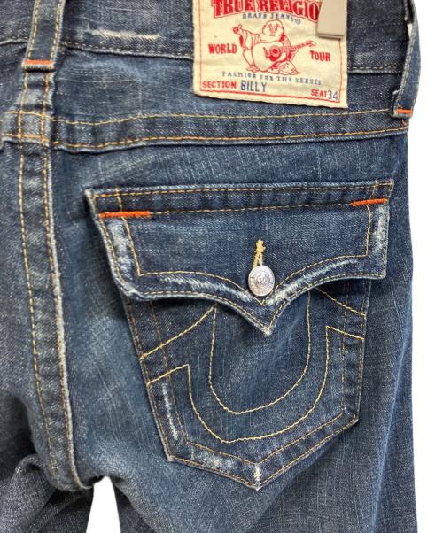 TRUE RELIGION（トゥルー レリジョン）TRUE RELIGION (トゥルー レリジョン) デニムパンツ インディゴ サイズ:34の古着・服飾アイテム