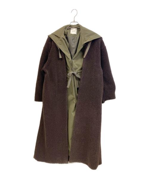 CLANE（クラネ）CLANE (クラネ) ミリタリーレイヤーボアコート グリーン サイズ:1の古着・服飾アイテム