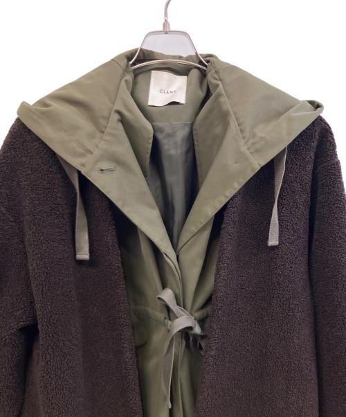 CLANE（クラネ）CLANE (クラネ) ミリタリーレイヤーボアコート グリーン サイズ:1の古着・服飾アイテム