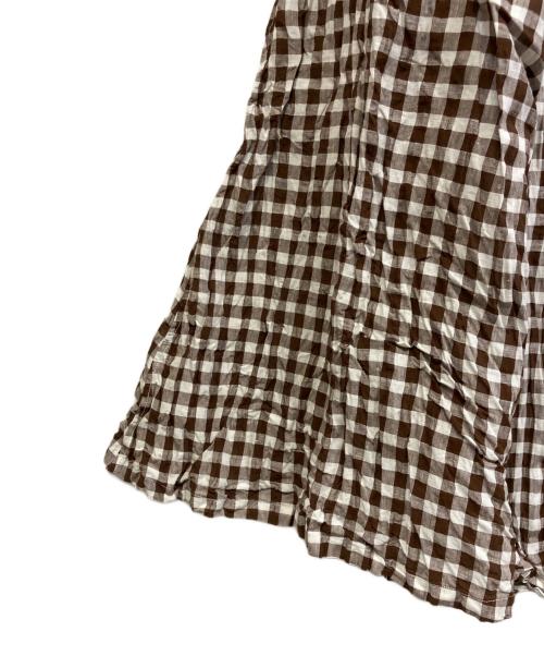 45R（フォーティファイブ・アール）45R (フォーティファイブ・アール) 長袖ワンピース ブラウンの古着・服飾アイテム