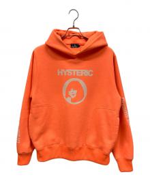Hysteric Glamour（ヒステリックグラマー）の古着「プルオーバーパーカー」｜オレンジ