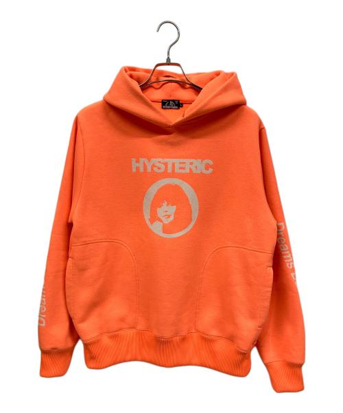 Hysteric Glamour（ヒステリックグラマー）Hysteric Glamour (ヒステリックグラマー) プルオーバーパーカー オレンジ サイズ:Lの古着・服飾アイテム