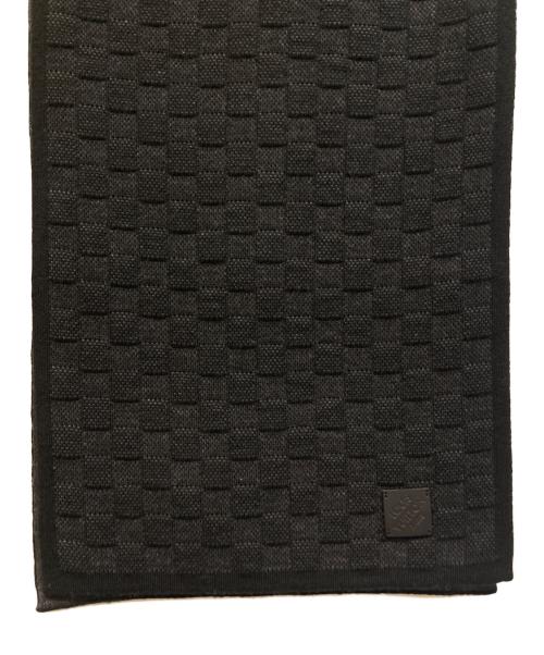 LOUIS VUITTON（ルイ ヴィトン）LOUIS VUITTON (ルイ ヴィトン) マフラー ブラックの古着・服飾アイテム