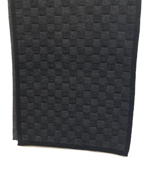 LOUIS VUITTON（ルイ ヴィトン）LOUIS VUITTON (ルイ ヴィトン) マフラー ブラックの古着・服飾アイテム
