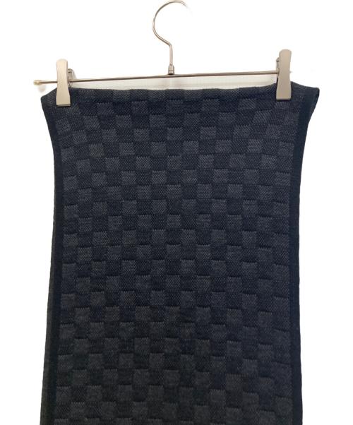 LOUIS VUITTON（ルイ ヴィトン）LOUIS VUITTON (ルイ ヴィトン) マフラー ブラックの古着・服飾アイテム
