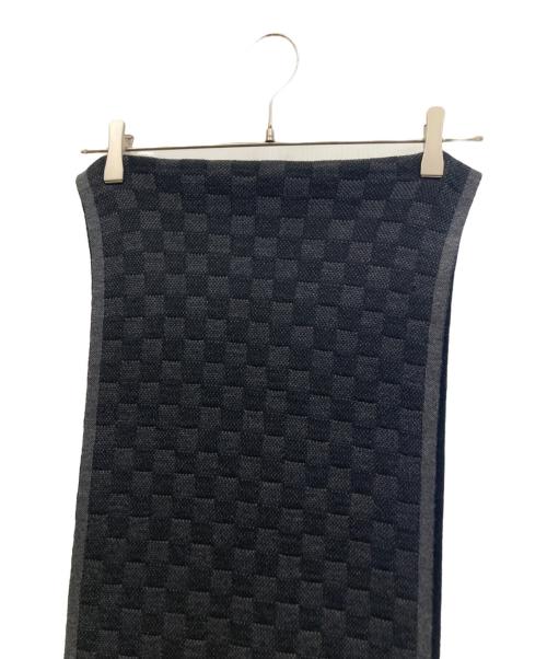 LOUIS VUITTON（ルイ ヴィトン）LOUIS VUITTON (ルイ ヴィトン) マフラー ブラックの古着・服飾アイテム