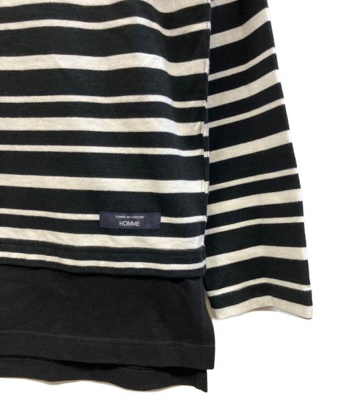 COMME des GARCONS HOMME（コムデギャルソン オム）COMME des GARCONS HOMME (コムデギャルソン オム) 長袖カットソー ブラック サイズ:Sの古着・服飾アイテム