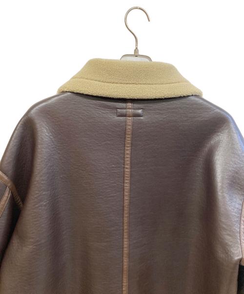 BALLAST ARK（バラストアーク）BALLAST ARK (バラストアーク) ムートンジャケット ブラウン サイズ:Mの古着・服飾アイテム
