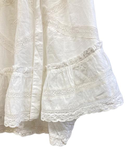SLOBE IENA（スローブ イエナ）SLOBE IENA (スローブ イエナ) レーススカート ホワイト サイズ:Fの古着・服飾アイテム