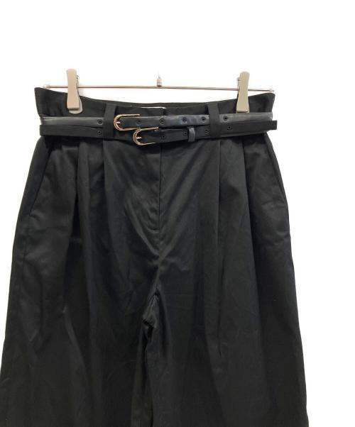 ATTISESSION（アティセッション）ATTISESSION (アティセッション) ストレートパンツ ブラック サイズ:38の古着・服飾アイテム