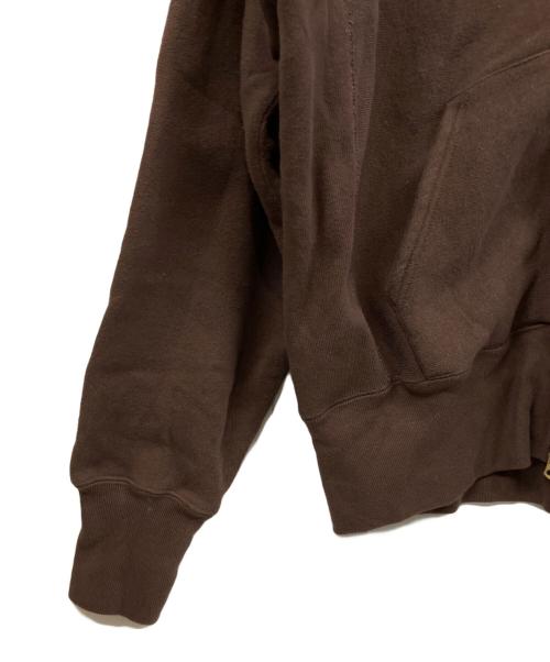 Champion（チャンピオン）Champion (チャンピオン) ジップパーカー ブラウン サイズ:Mの古着・服飾アイテム
