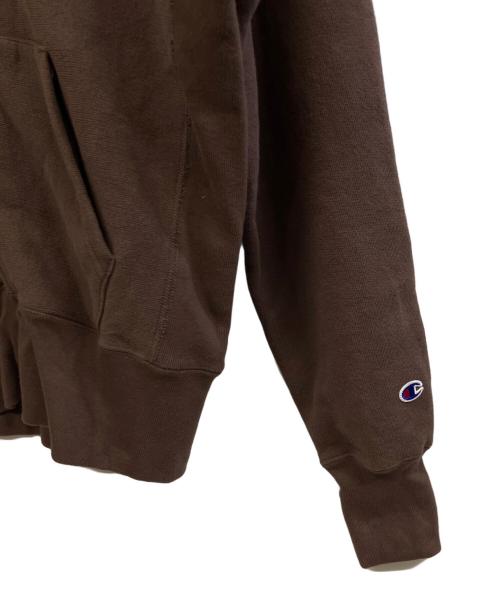Champion（チャンピオン）Champion (チャンピオン) ジップパーカー ブラウン サイズ:Mの古着・服飾アイテム