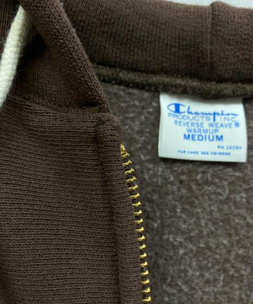 Champion（チャンピオン）Champion (チャンピオン) ジップパーカー ブラウン サイズ:Mの古着・服飾アイテム
