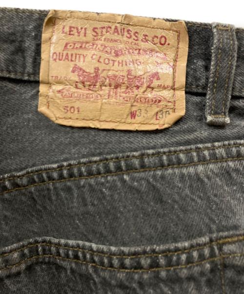 LEVI'S（リーバイス）LEVI'S (リーバイス) 先染めブラックデニムパンツ グレー サイズ:W33×L30の古着・服飾アイテム