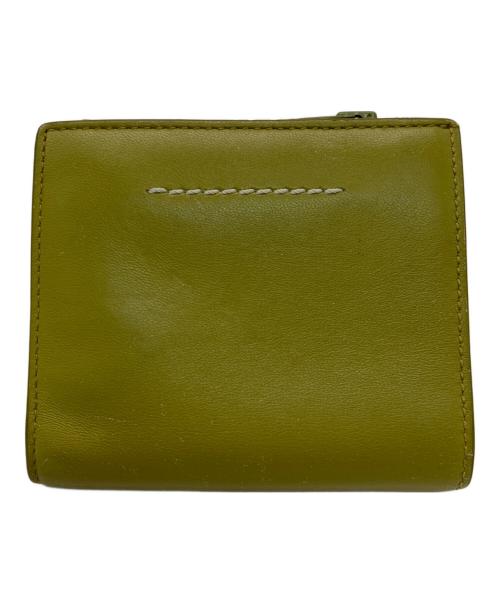 MM6 Maison Margiela（エムエムシックスメゾンマルジェラ）MM6 Maison Margiela (エムエムシックスメゾンマルジェラ) 2つ折り財布 オリーブの古着・服飾アイテム