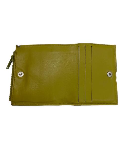 MM6 Maison Margiela（エムエムシックスメゾンマルジェラ）MM6 Maison Margiela (エムエムシックスメゾンマルジェラ) 2つ折り財布 オリーブの古着・服飾アイテム