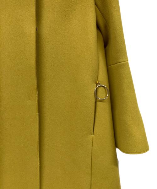 IRENE（アイレネ）IRENE (アイレネ) ステンカラーコート イエロー サイズ:36の古着・服飾アイテム