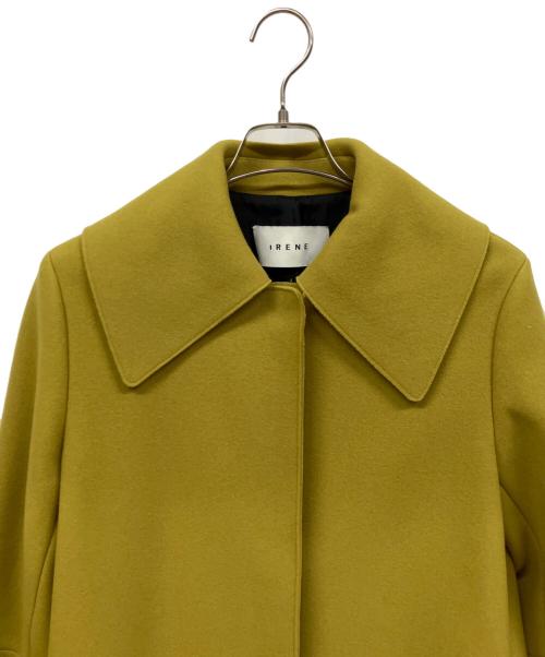 IRENE（アイレネ）IRENE (アイレネ) ステンカラーコート イエロー サイズ:36の古着・服飾アイテム