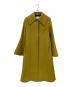 IRENE（アイレネ）の古着「ステンカラーコート」｜イエロー