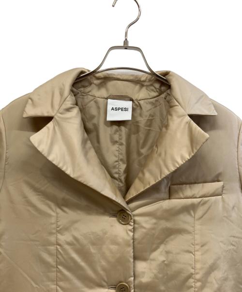 ASPESI（アスペジ）ASPESI (アスペジ) 中綿コート ベージュ サイズ:Sの古着・服飾アイテム