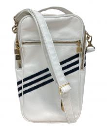 BAPE BY A BATHING APE×adidas（ベイプバイアベイシングエイプ×アディダス）の古着「ショルダーバッグ」｜ホワイト