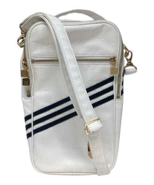 BAPE BY A BATHING APE（ベイプバイアベイシングエイプ）BAPE BY A BATHING APE (ベイプバイアベイシングエイプ) adidas (アディダス) ショルダーバッグ ホワイトの古着・服飾アイテム